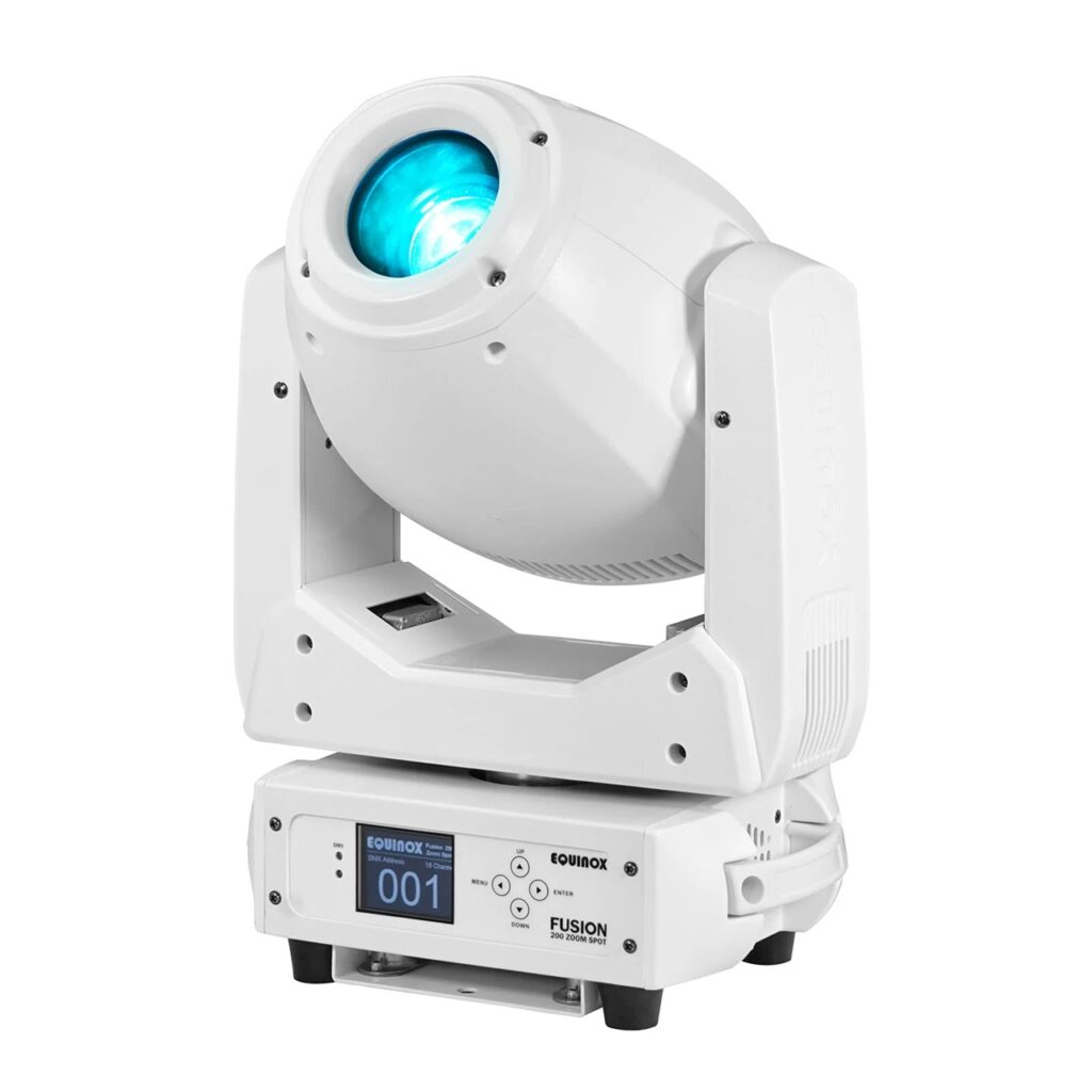 Moving head stage lighting fixtures